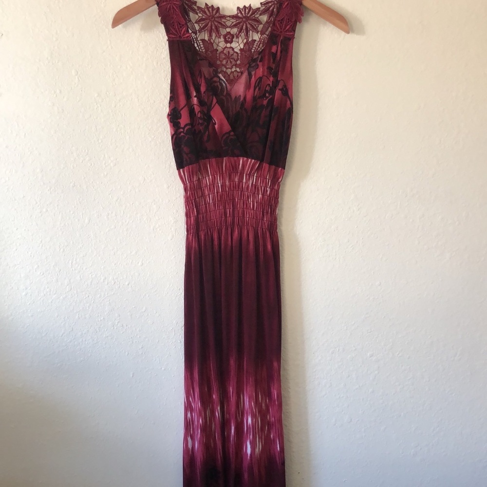 Long tropical dress